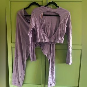 Matching plus size pajama set